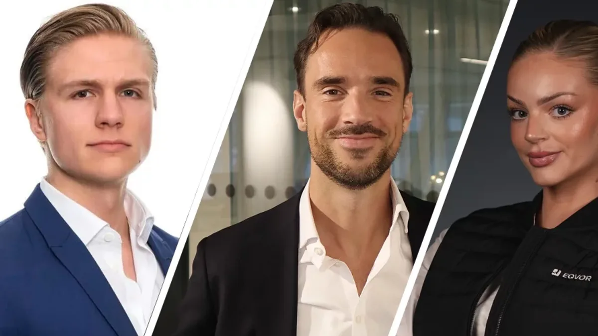 Eqvors grundare Felicia Forsgren, Filip Thunstedt och Felix Forsgren