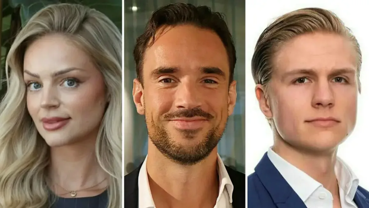 Eqvors grundare Felicia Forsgren, Filip Thunstedt och Felix Forsgren