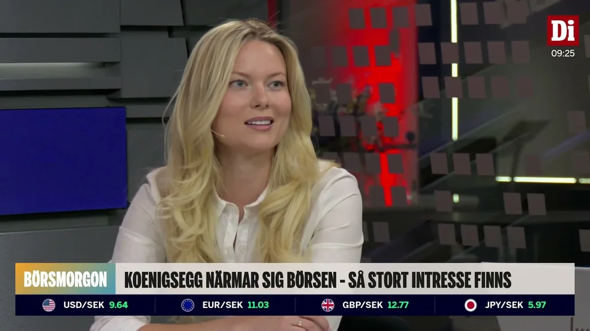 Cissi Nilsson i Di TV:s Börsmorgon