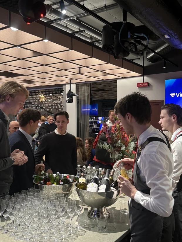 Bild från Rummet innan börsen — hos Nasdaq, med Virtune