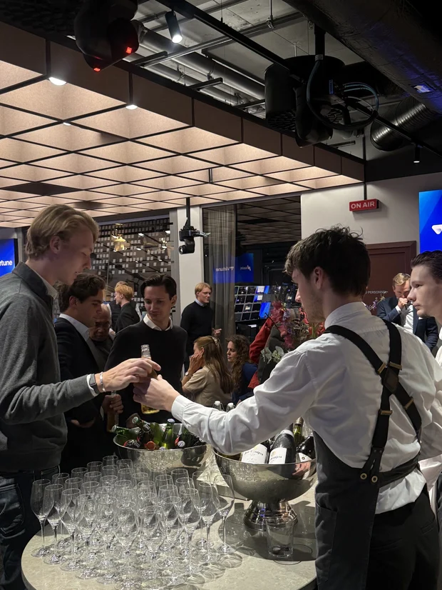 Bild från Rummet innan börsen — hos Nasdaq, med Virtune
