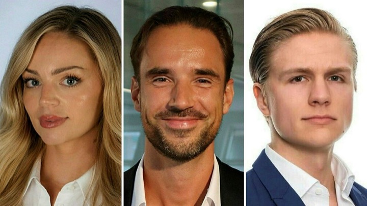 Eqvors grundare Felicia Forsgren, Filip Thunstedt och Felix Forsgren