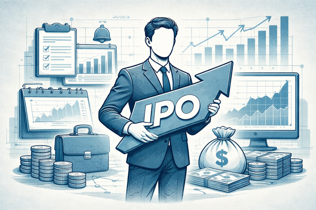 En man som håller en skylt