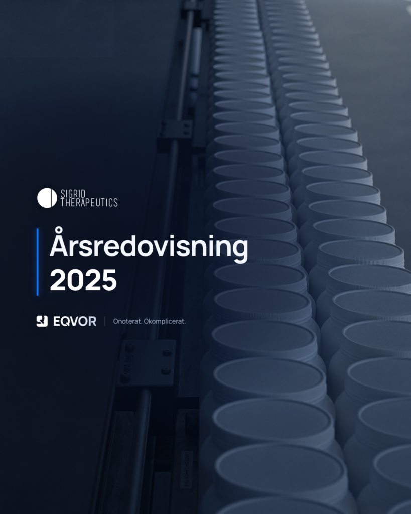 Sigrid Therapeutics arsredovisning 2025
