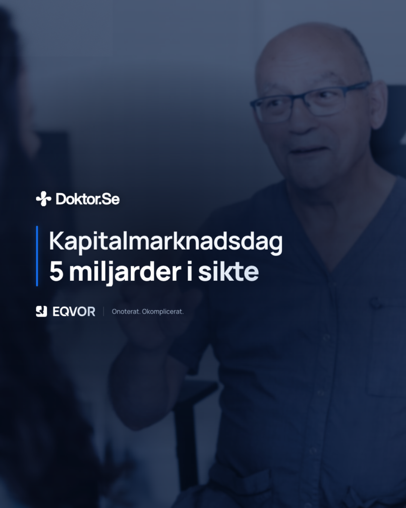 Doktor.se kapitalmarknadsdag 2026 – 5 miljarder i sikte